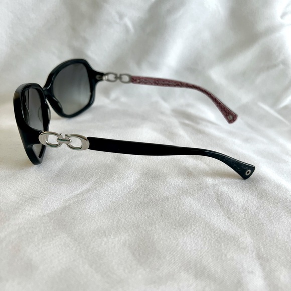 Coach HC 8019 L007 Beatrice 5034/11 Black Sunglasses 58-16-135 pre-owned - Picture 7 of 9